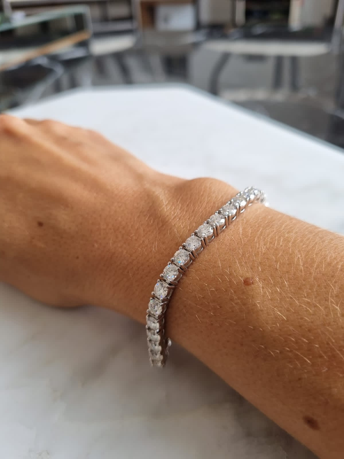 Moissanite Tennis Bracelets