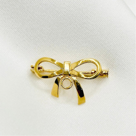 Broche Moño con Colita 14K