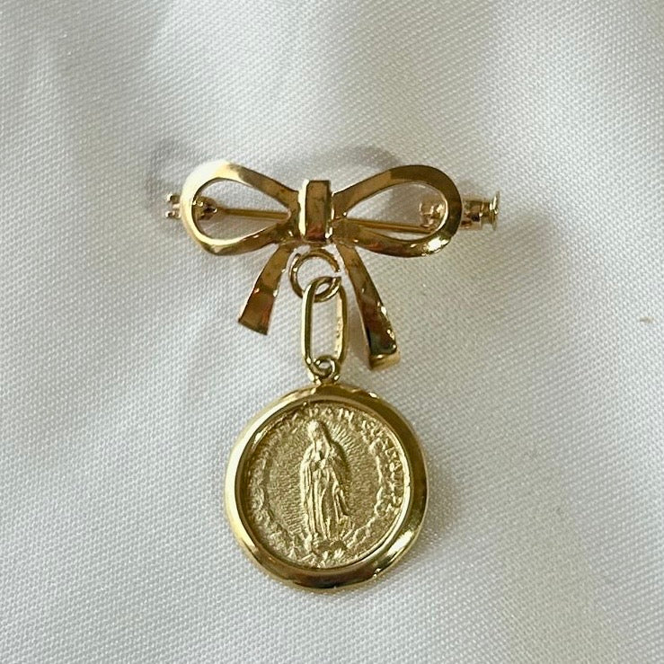 Broche Moño con Colita 14K