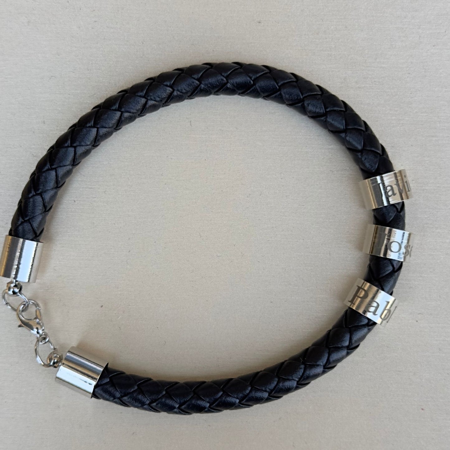 Pulsera Hombre con Aros Personalizados