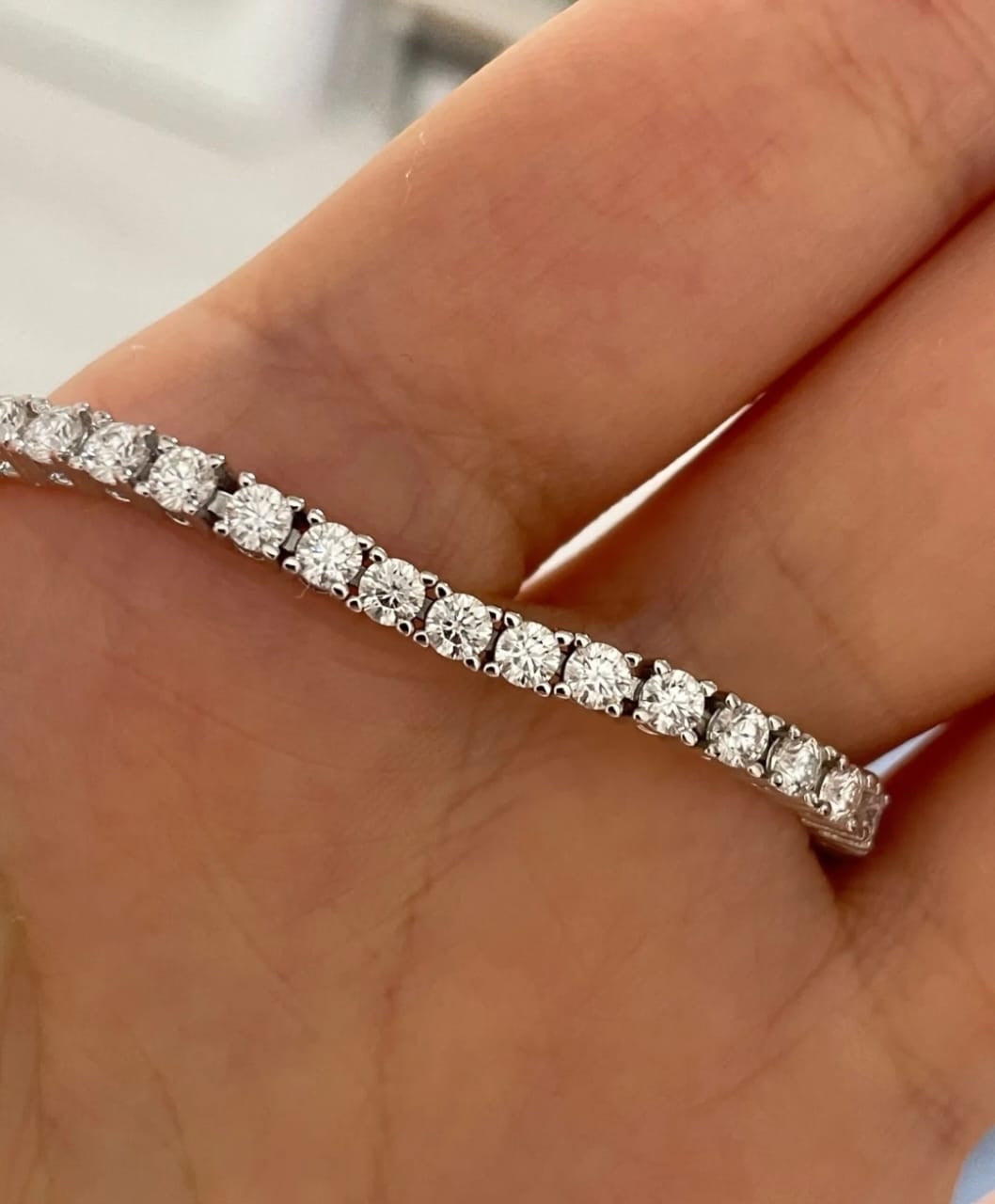 Moissanite Tennis Bracelets