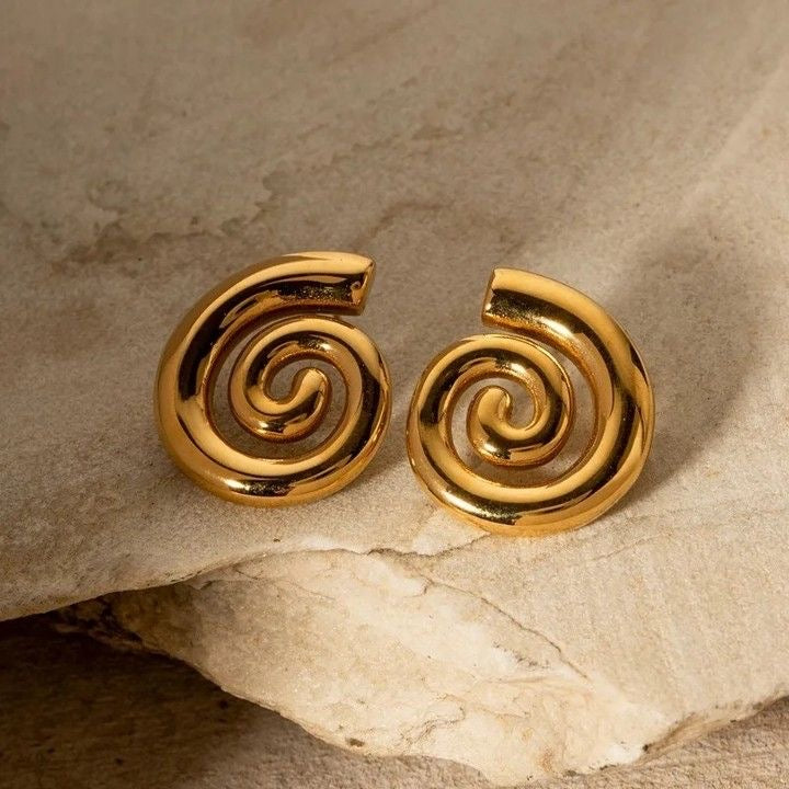 Aretes "Caracol" Vintage