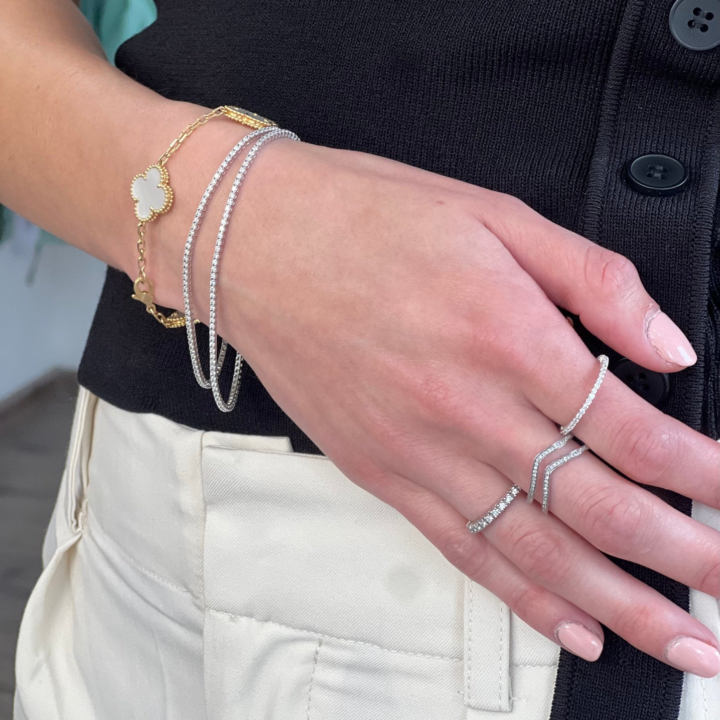 White Gold Diamond Ring