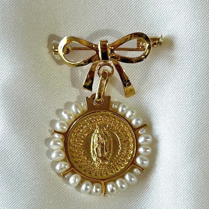 Broche Moño con Colita 14K