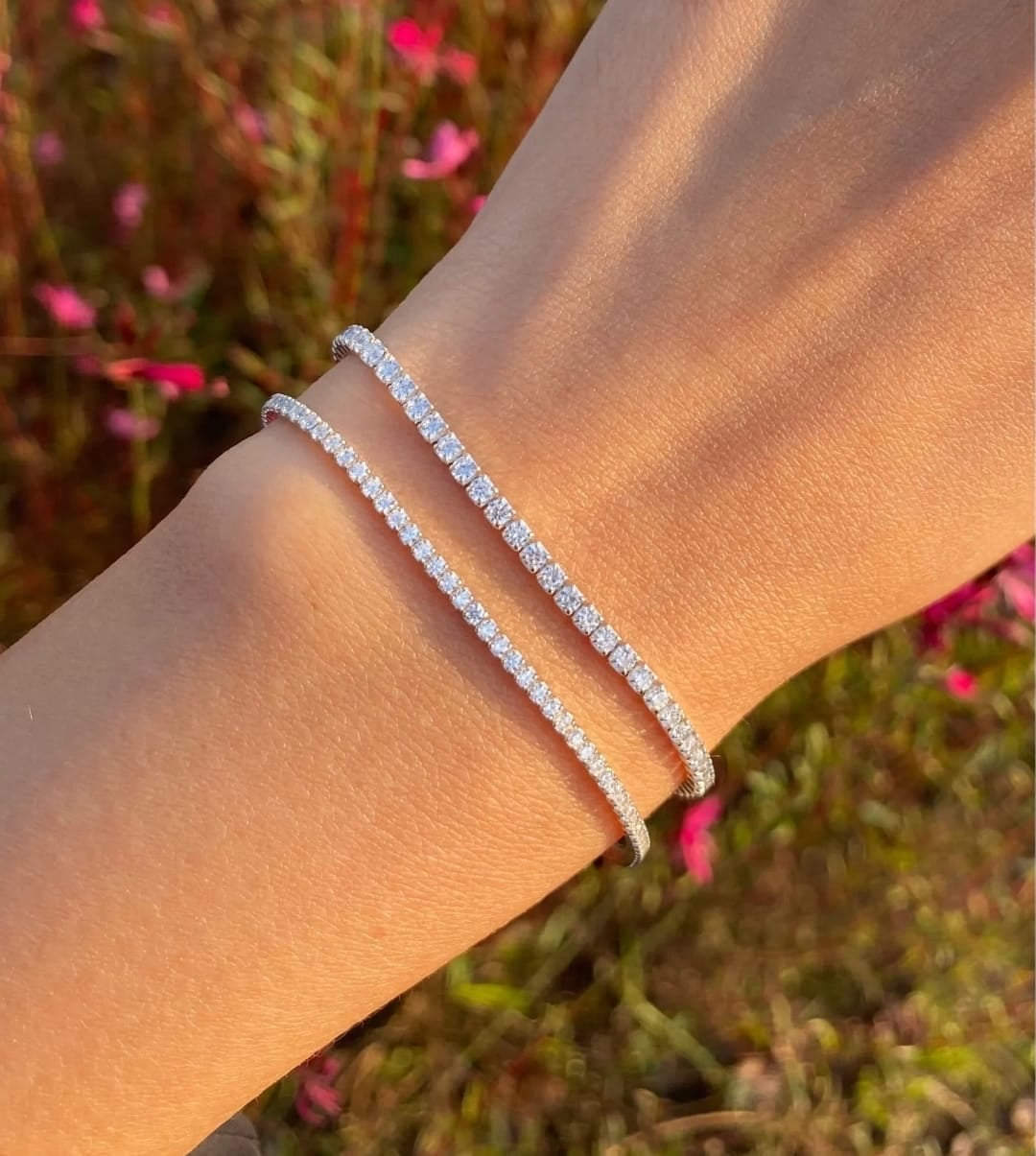 Moissanite Tennis Bracelets