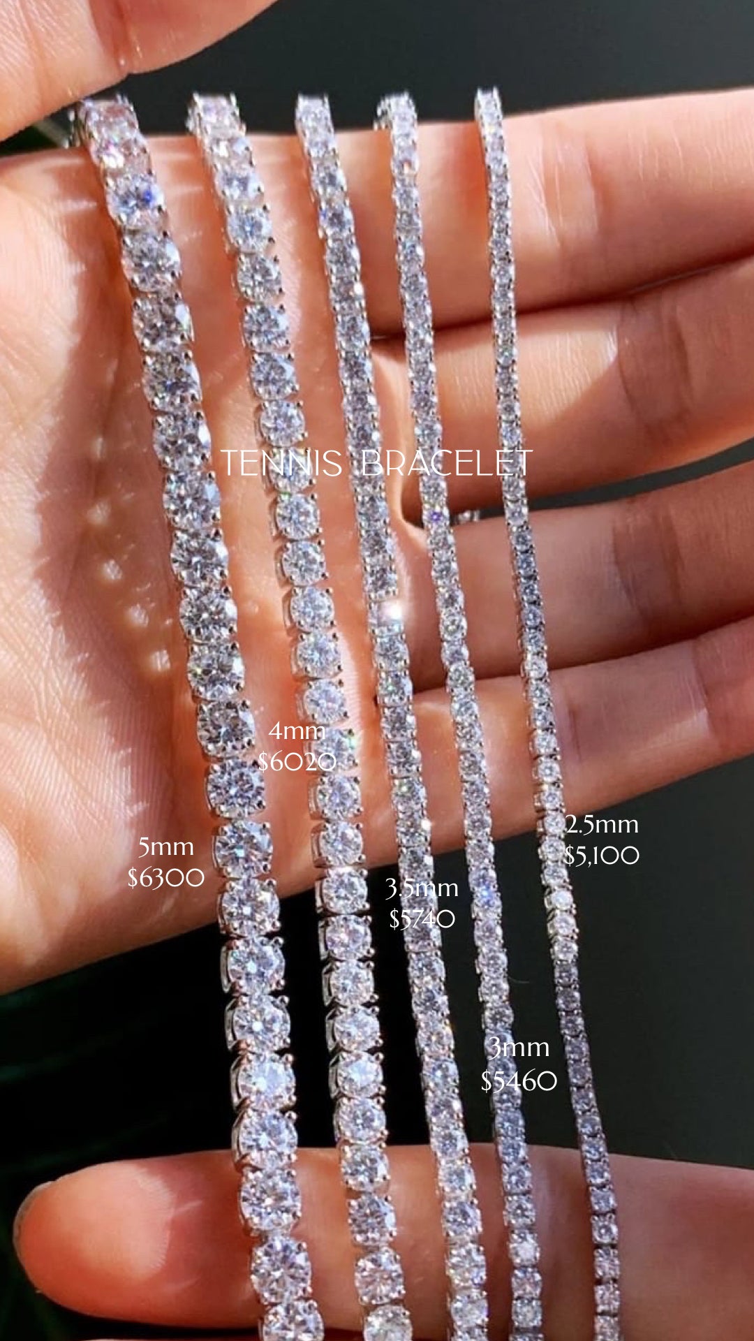 Moissanite Tennis Bracelets