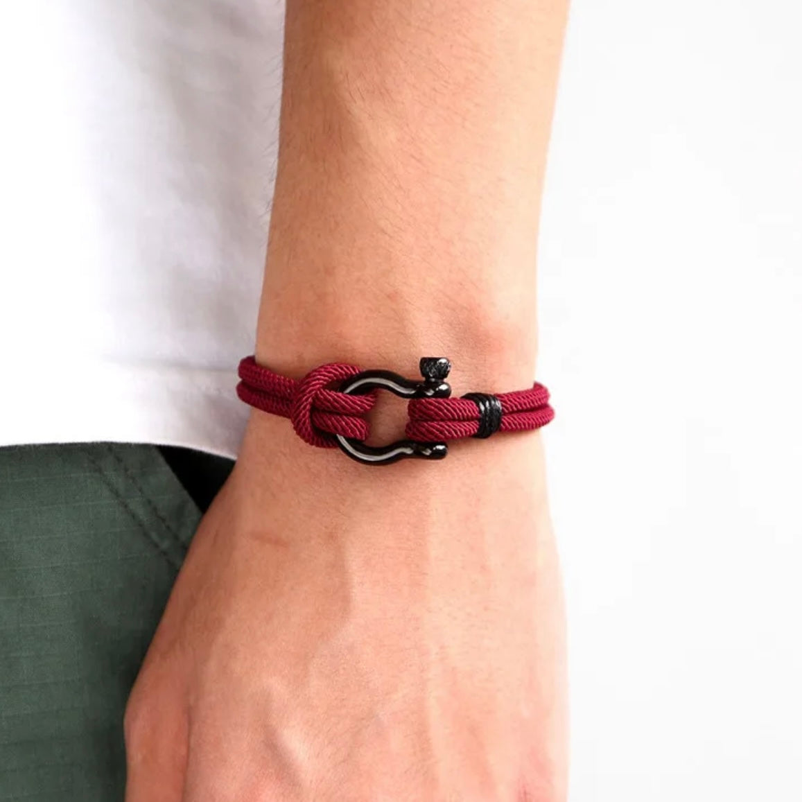 Pulsera hombre tejida