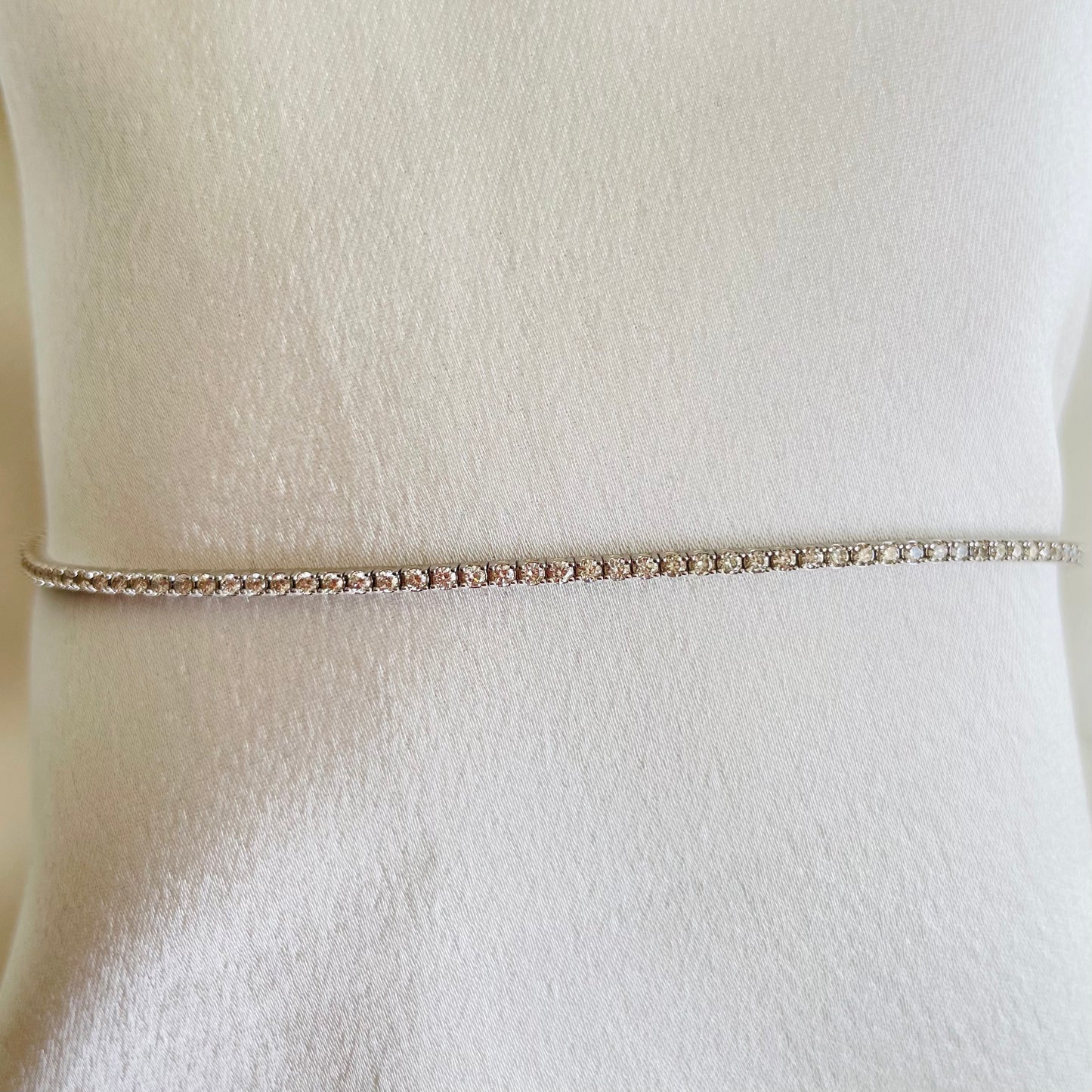 White Gold Tennis Bracelets