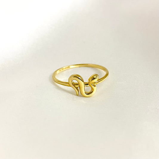 Anillo Serpiente 10K